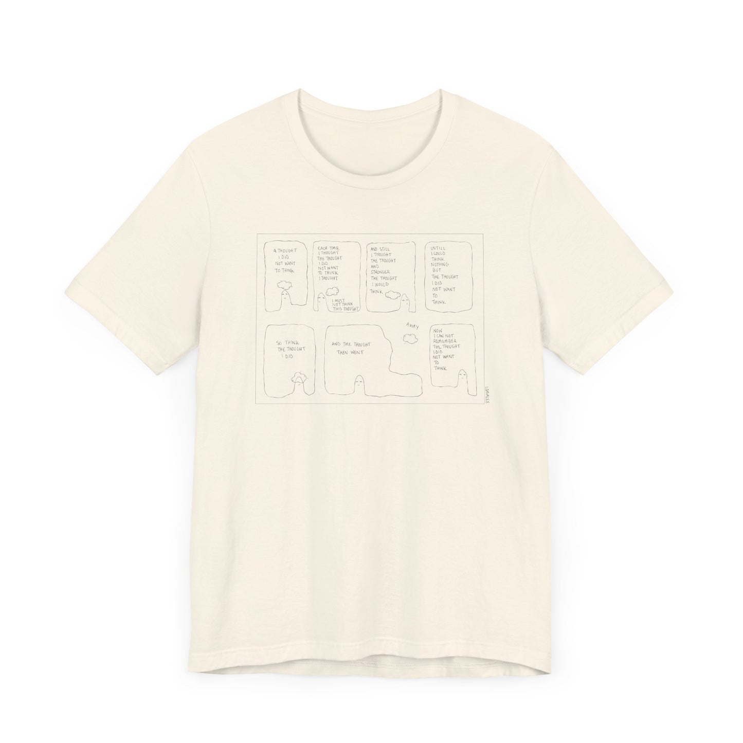 Zine Tee- A thought I did not want to think