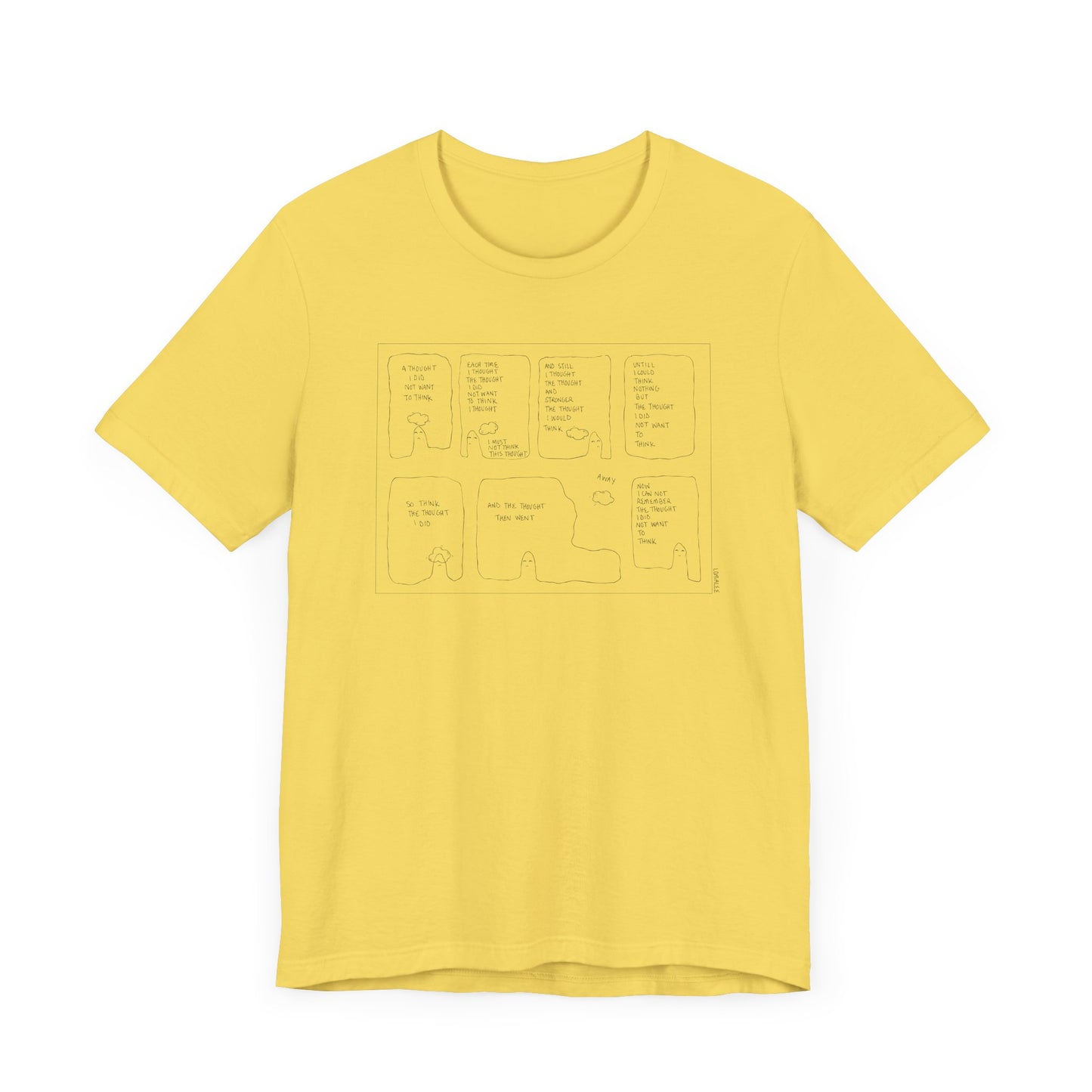 Zine Tee- A thought I did not want to think