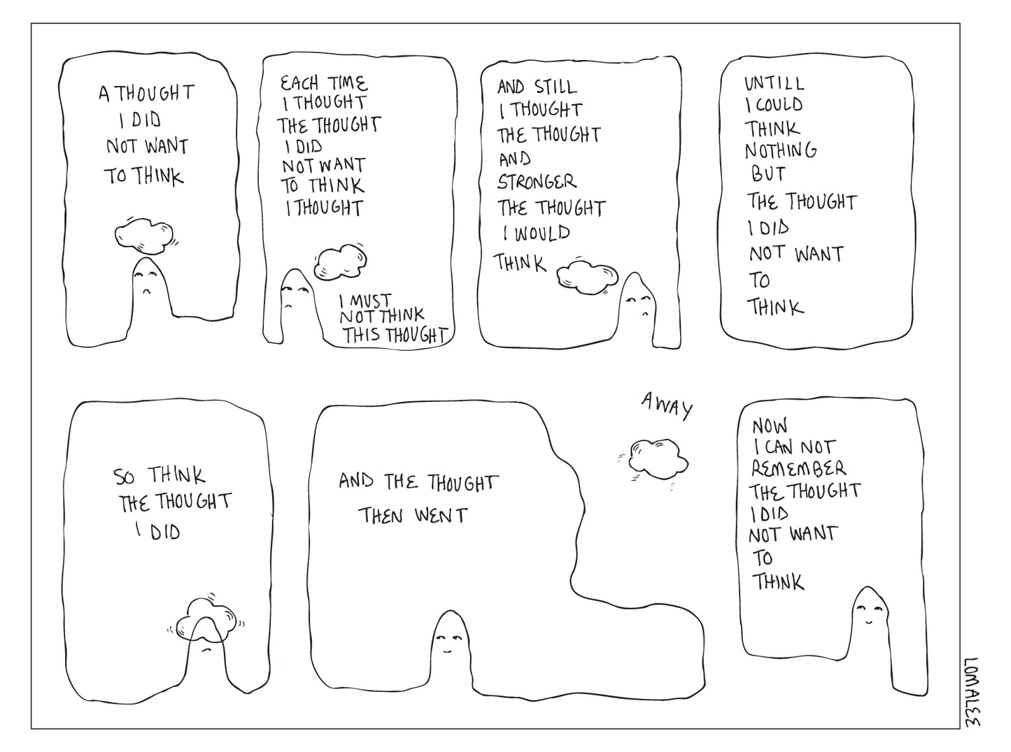 Zine Tee- A thought I did not want to think